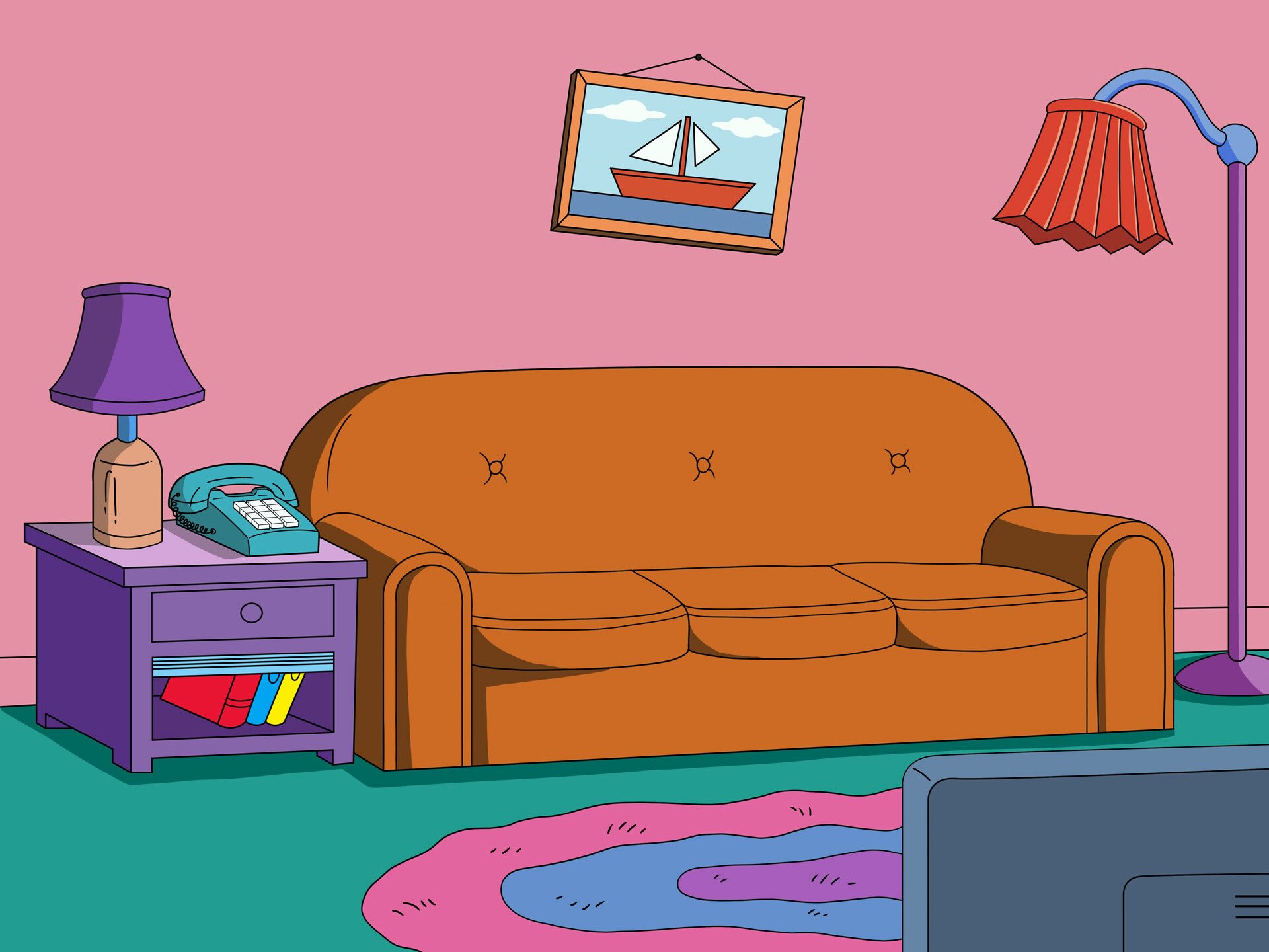 Simpson Room scene
